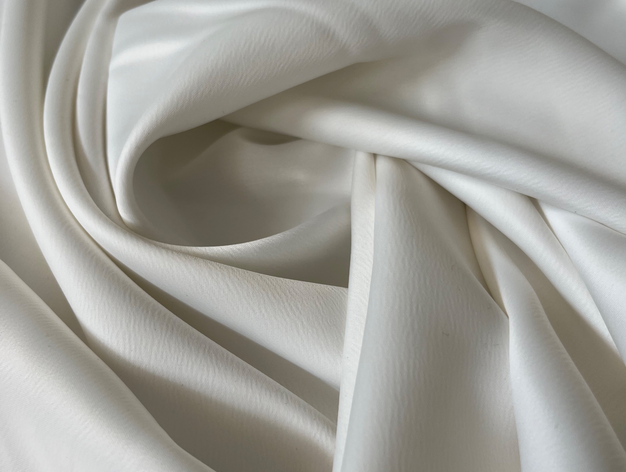 WHITE SATIN FABRIC