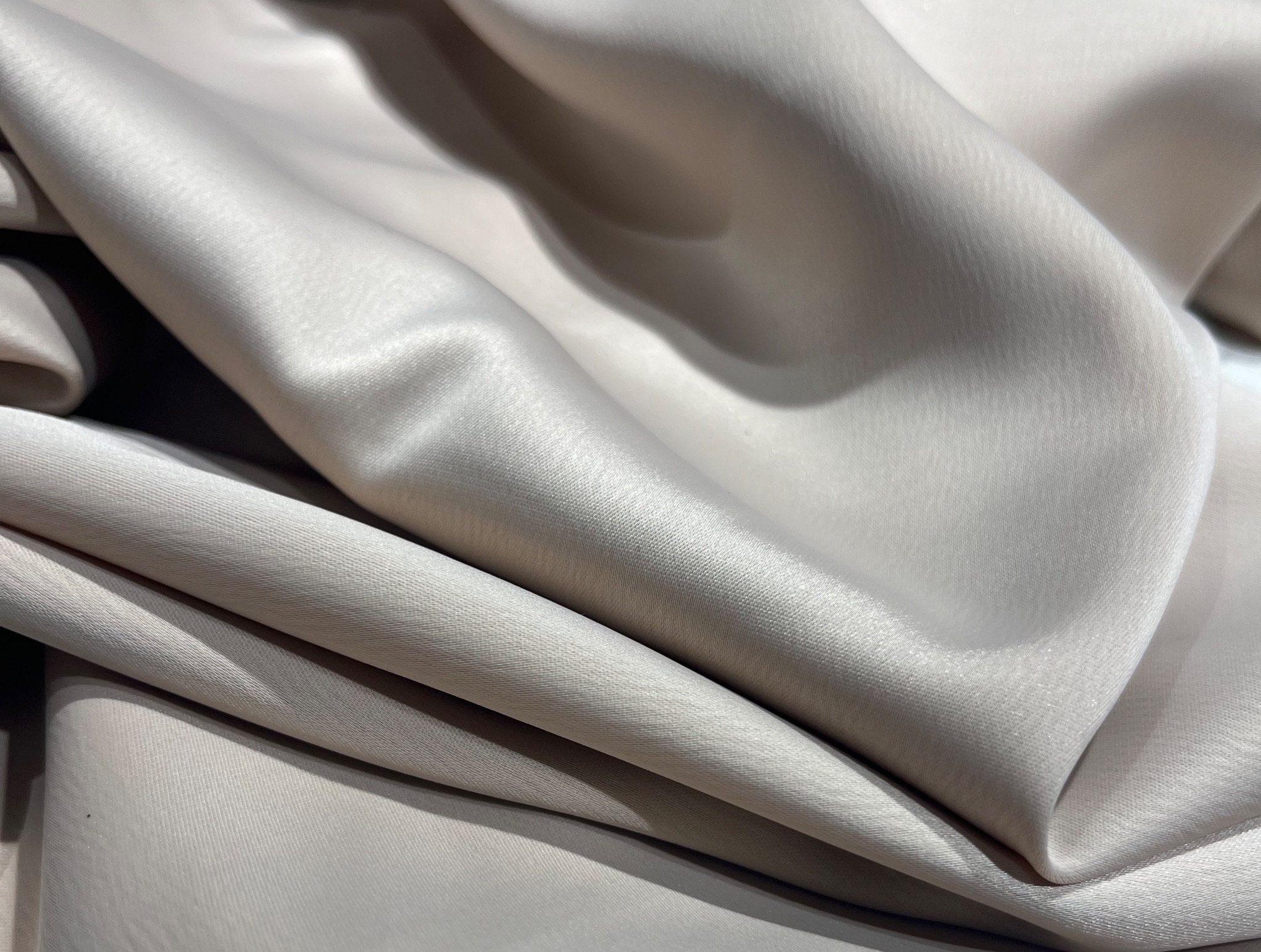 BEIGE SATIN FABRIC