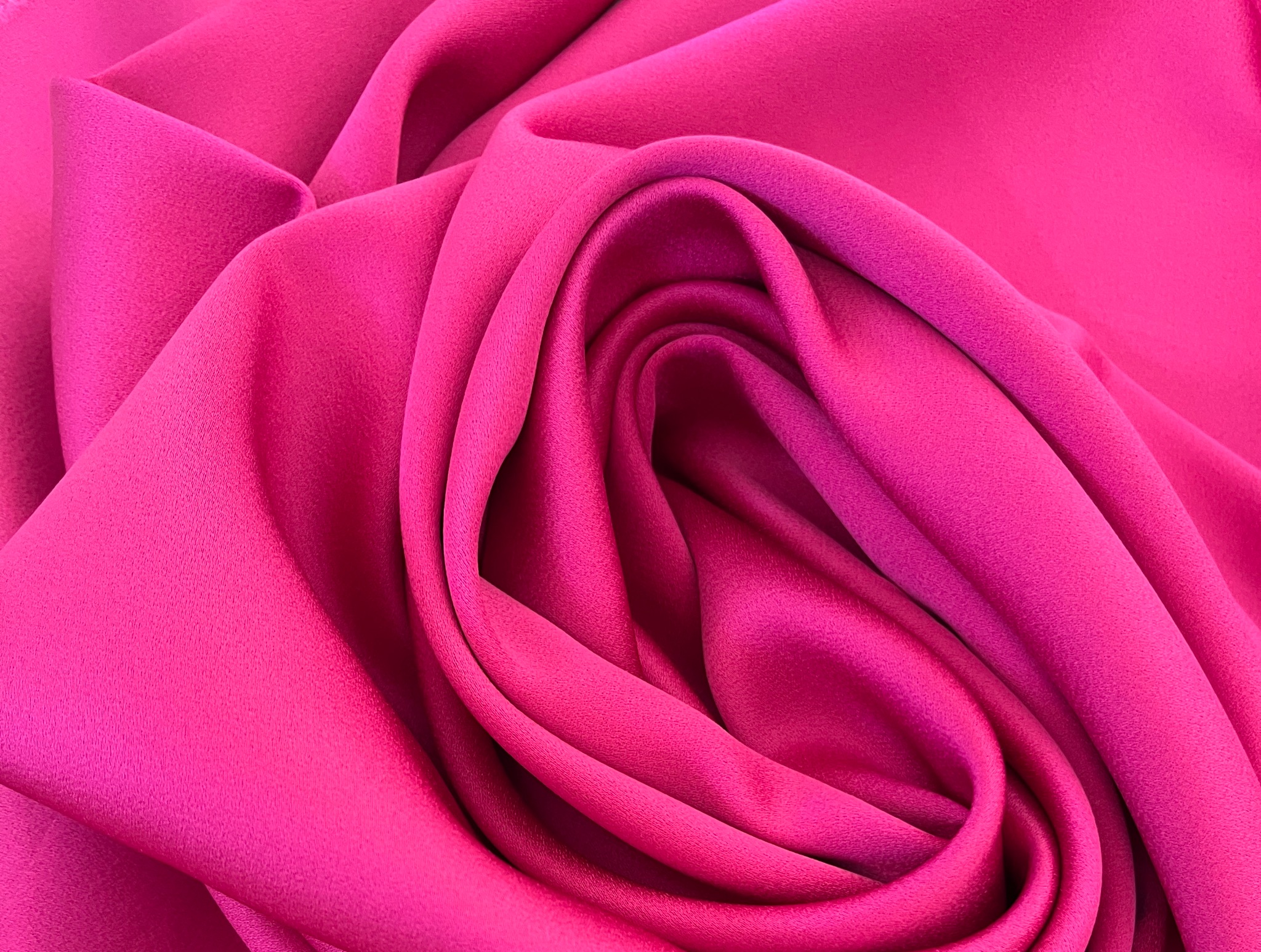 PINK VISCOSE CREPE CADY FABRIC